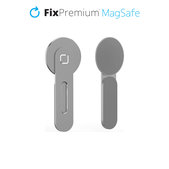 MagSafe държач за iPhone за лаптоп, Cребрист, Silver, FixPremium