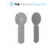 MagSafe държач за iPhone за лаптоп, Cребрист, Silver, FixPremium