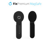 MagSafe държач за iPhone за лаптоп, Черно, Black, FixPremium