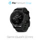 Кожена каишка за Garmin (QuickFit 22mm), Черно, Black, FixPremium