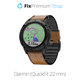 Кожена каишка за Garmin (QuickFit 22mm), светлокафяв, light Кафяв, Brown, FixPremium