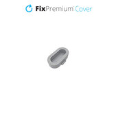 Капачка за порт за зареждане за Garmin Watch, Сив, Grey, FixPremium