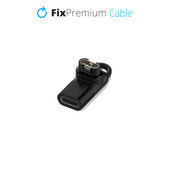 Преходник USB-C за Garmin порт за часовник, Черно, Black, FixPremium