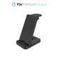 Сгъваема стойка 3в1 за iPhone, Apple Watch и AirPods, Черно, Black, FixPremium