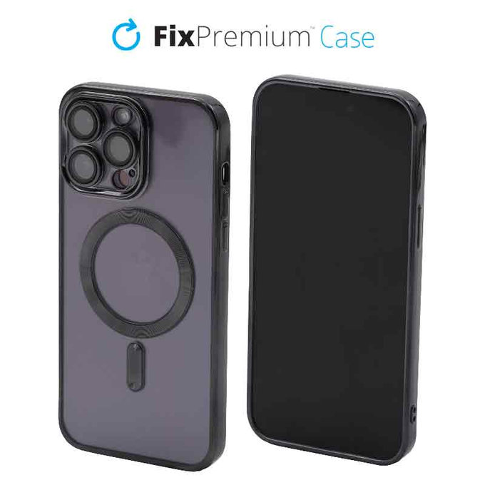 Калъф Crystal с MagSafe за iPhone 13 Pro Max, Черно, Black