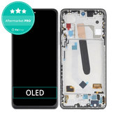 дисплей OLED за Xiaomi Poco F3, Тъчскрийн и рамка, черен, Black