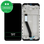 дисплей за Xiaomi Redmi 9, Тъчскрийн и рамка, черен, Black, TFT