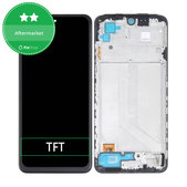 дисплей за Xiaomi Redmi Note 10, Тъчскрийн и рамка, черен, Black, TFT