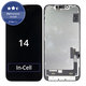 Дисплей In-Cell FHD за iPhone 14, Тъчскрийн с рамка, FixPremium