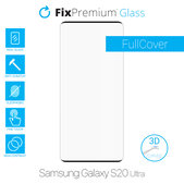 3D закалено стъкло FullCover за Samsung S20 Ultra, FixPremium