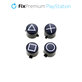 Ретро Home бутон за PS5 DualSense, Бял, White, FixPremium