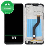 дисплей за Samsung A20s A207F, Тъчскрийн и рамка, TFT