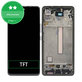 дисплей за Samsung A53 A536B, Тъчскрийн и рамка, Awesome Black, TFT