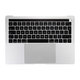 Горна рамка с клавиатура, микрофон, тъчпад и говорители за MacBook Pro 13" A1706 (късна 2016 – средата на 2017), UK, Сребрист
