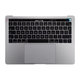 Горна рамка с клавиатура, микрофон, тъчпад и говорители за MacBook Pro 13" A1706 (късна 2016 – средата на 2017), UK, Space Gray