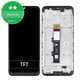 дисплей за Motorola Moto G10 XT2127, Тъчскрийн и рамка, Aurora Grey, TFT