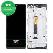 дисплей за Motorola Moto G42 XT2233, Тъчскрийн и рамка, черен, Black, TFT