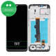 дисплей за Motorola Moto E7 Power, E7i Power, Тъчскрийн и рамка, черен, Black, TFT
