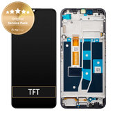дисплей за Oppo A54s CPH2273, Тъчскрийн и рамка, 4908020, черен, Black, Genuine Service Pack