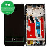 дисплей за Honor 50 Lite, Тъчскрийн и рамка, Midnight Black, TFT