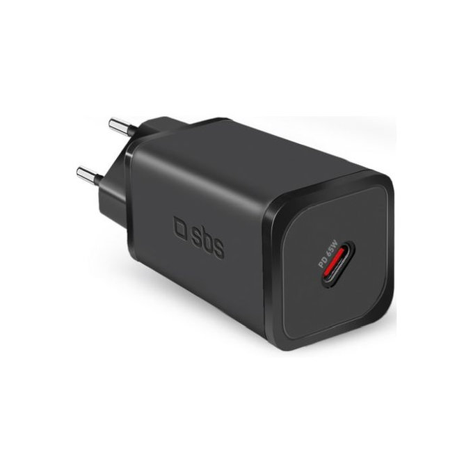 Зарядно устройство USB-C, PD, 65W, Черно, Black, SBS
