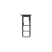 SIM държач за Samsung A14 A145R, GH81-23521A, черен, Black, Genuine Service Pack