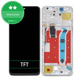 дисплей за Honor X8, Тъчскрийн и рамка, Titanium Silver, TFT