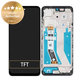 дисплей за Motorola Moto G73, Тъчскрийн и рамка, 5D68C22272, черен, Black, Genuine Service Pack