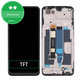 дисплей за Realme 8 5G RMX3241, Тъчскрийн и рамка, Supersonic Black, TFT
