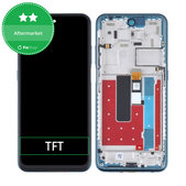 дисплей за Nokia X20 TA-1341 TA-1344, Тъчскрийн и рамка, Nordic Blue, TFT