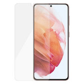 Закалено стъкло Case Friendly AB за Samsung S21 5G, съвместим със сензор за пръстов отпечатък, Прозрачен, Transparent, PanzerGlass