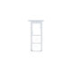 SIM държач за Samsung A14 A145R, GH81-23521A, Сребро, Silver, Genuine Service Pack
