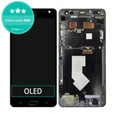дисплей OLED за Asus Zenfone AR ZS571KL, Тъчскрийн и рамка, черен, Black