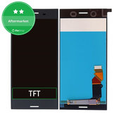 дисплей за Sony Xperia XZ Premium Dual G8142, Тъчскрийн без рамка, Deepsea Black, TFT