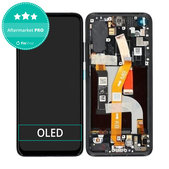 дисплей OLED за Asus Zenfone 8 ZS590KS, Тъчскрийн и рамка, Obsidian Black