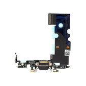 Конектор за зареждане с гъвкав кабел за iPhone SE (2nd Gen 2020), черен, Black