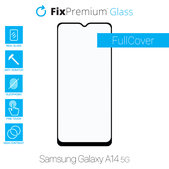 Закалено стъкло FullCover за Samsung A14 5G, FixPremium