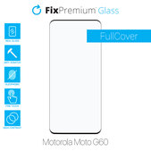 Закалено стъкло FullCover за Motorola Moto G60, FixPremium