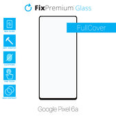 Закалено стъкло FullCover за Google Pixel 6a, FixPremium