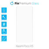 Закалено стъкло за Poco X5, FixPremium
