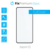 Закалено стъкло FullCover за Xiaomi 13, FixPremium