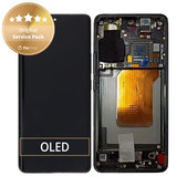 дисплей за Xiaomi 13 Pro, Тъчскрийн и рамка, 56000300M200, Ceramic Black, Genuine Service Pack