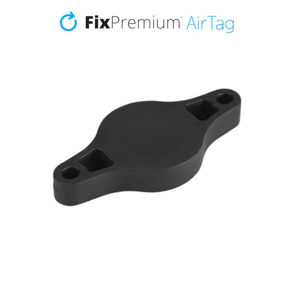 Монтаж за Apple AirTag за велосипед, Черно, Black, FixPremium