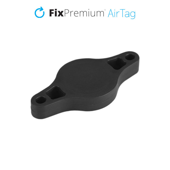 Монтаж за Apple AirTag за велосипед, Черно, Black, FixPremium
