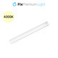 LED нощна лампа със сензор за движение, топло жълто, 0.3m, Бял, White, FixPremium