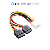 Захранващ кабел IDE ATA / 2x SATA, FixPremium