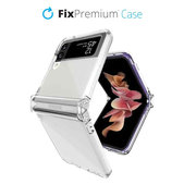 Силиконов калъф за Samsung Z Flip 4, Прозрачен, Transparent