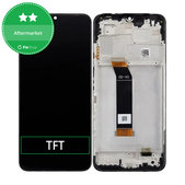 дисплей за Xiaomi Poco M4 5G 22041219PG, Тъчскрийн и рамка, 560005L19P00, Power Black, Genuine Service Pack