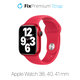 Силиконова каишка за Apple Watch (38, 40 и 41mm), Червено, Red, FixPremium