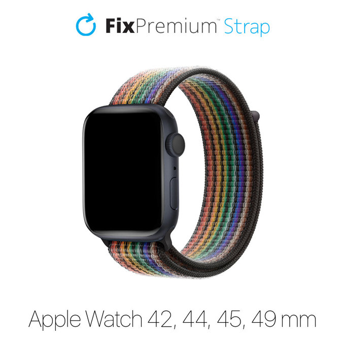 Найлонова каишка за Apple Watch (38, 40 и 41mm), Pride, FixPremium